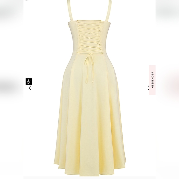 House of CB Carmen Buttercup Bustier Sundress - Picture 13 of 16